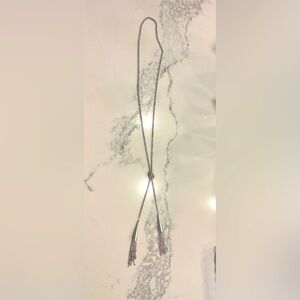 Karen Scott Silver Necklace with Tassels